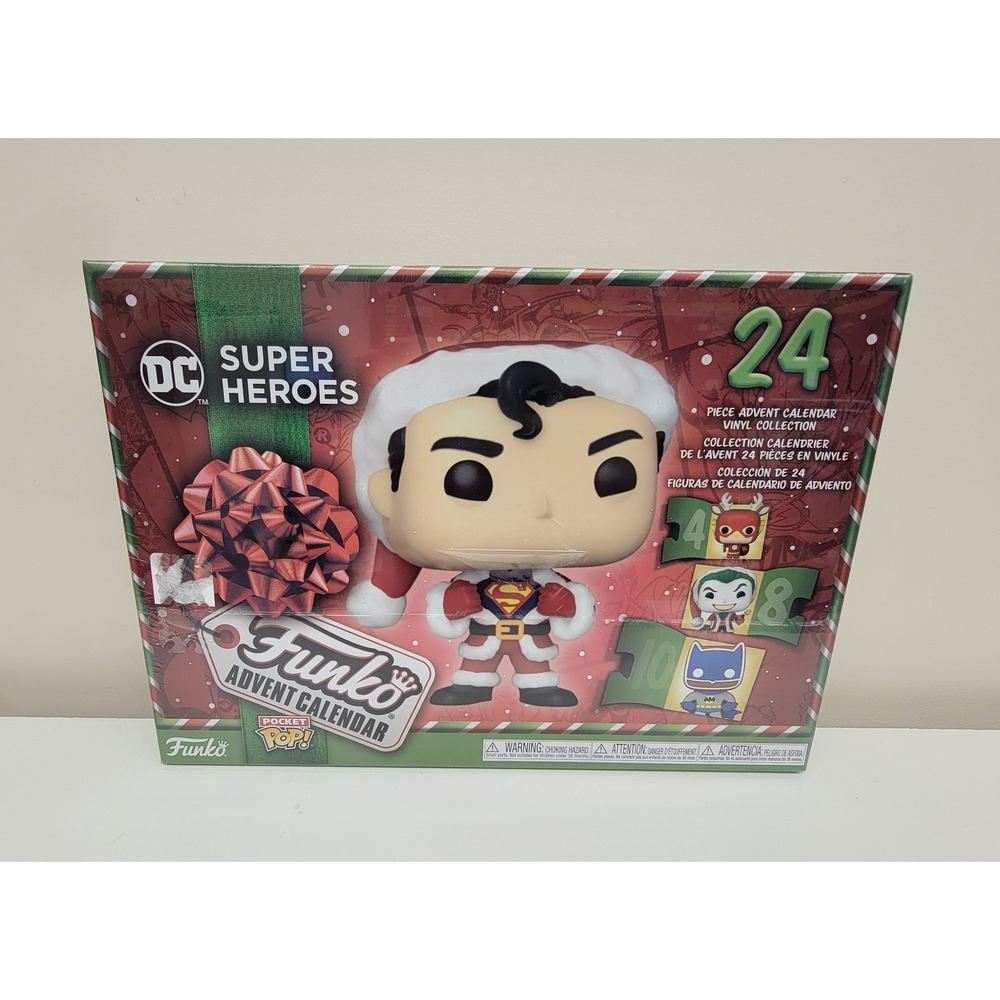 Funko Pocket Pop DC Super Heroes 24 Piece Advent Calendar Vinyl Collection New